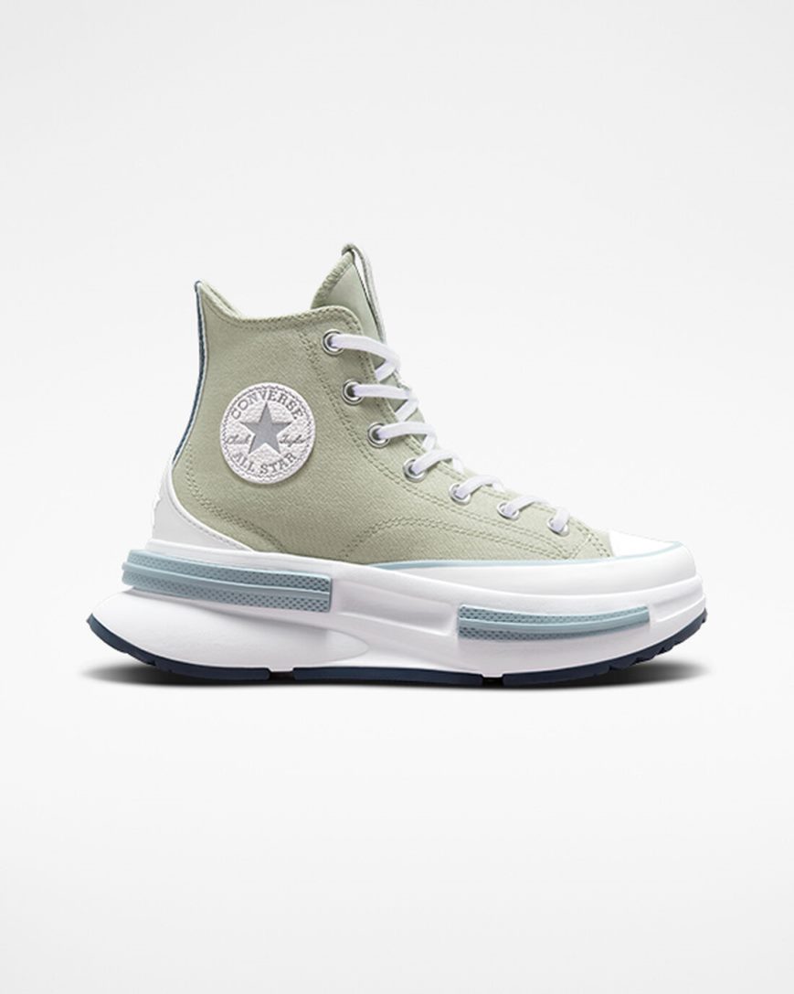 Zapatillas Altas Converse Run Star Legacy CX Hombre Verde Oliva | PE 70P58W